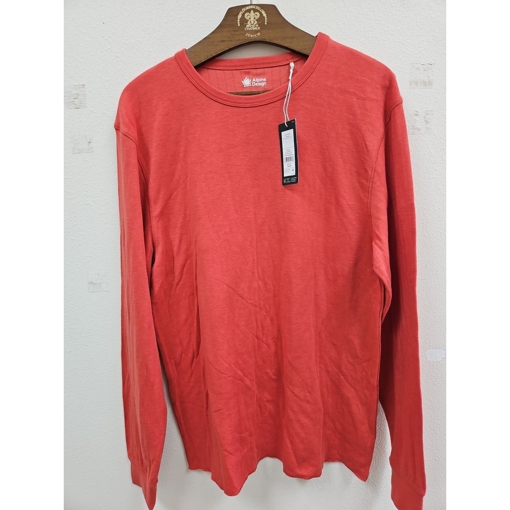 Alpine Design Men's Active Long Sleeve T-Shirt Large Outdoor Hiking   UPF 50 NEW